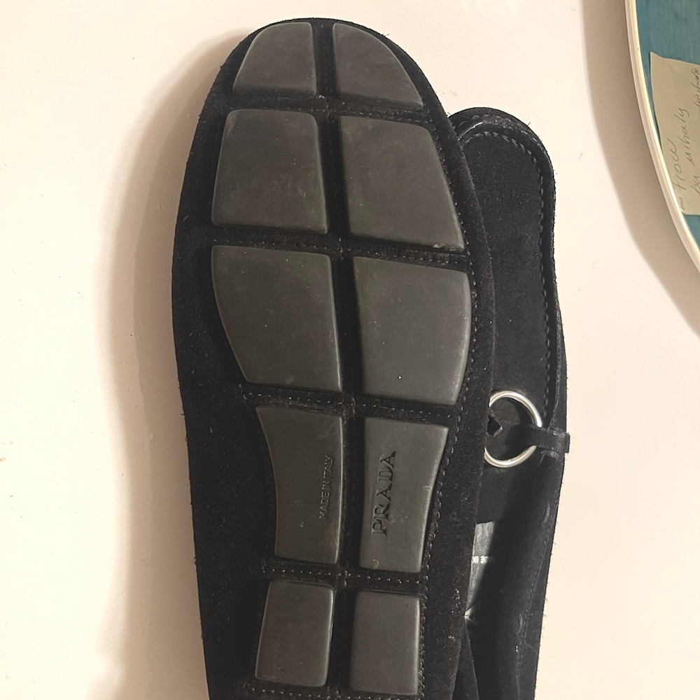 Prada man’s suede pull on shoes